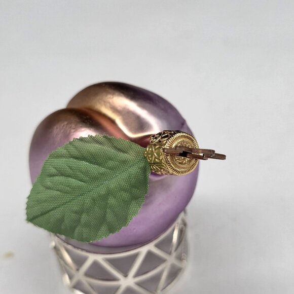 Inge Glas Plum German Glass Christmas Ornament Purple 2" - Picture 6 of 6